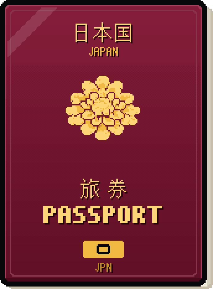 A Japanese passport