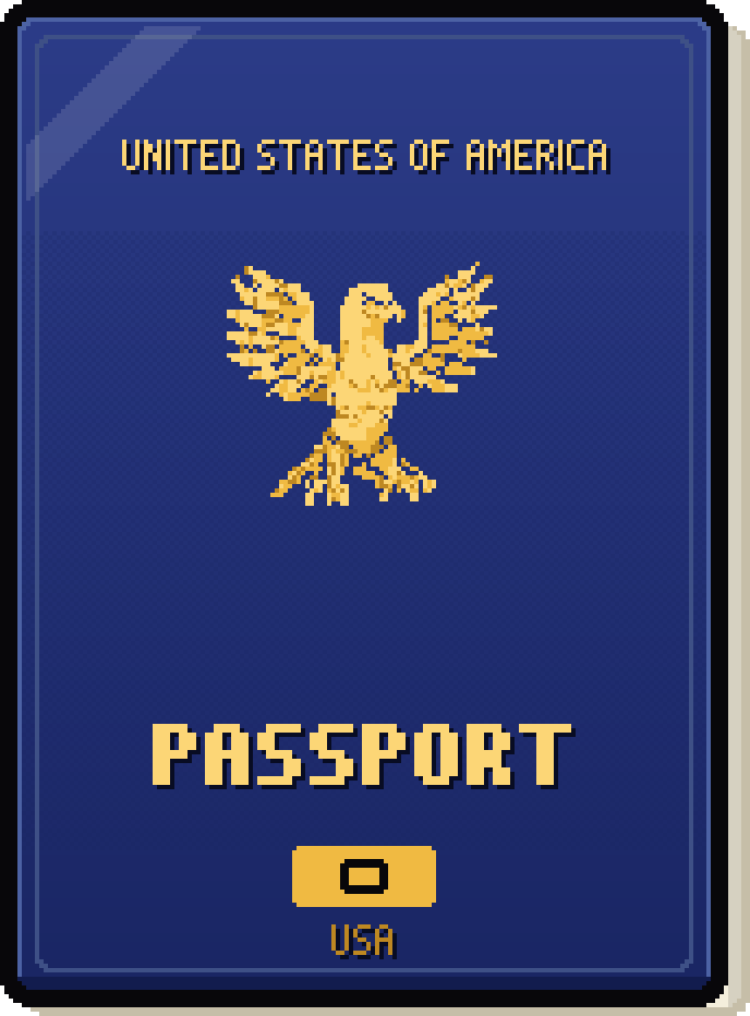 An American passport