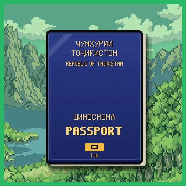 Tajikistan passport